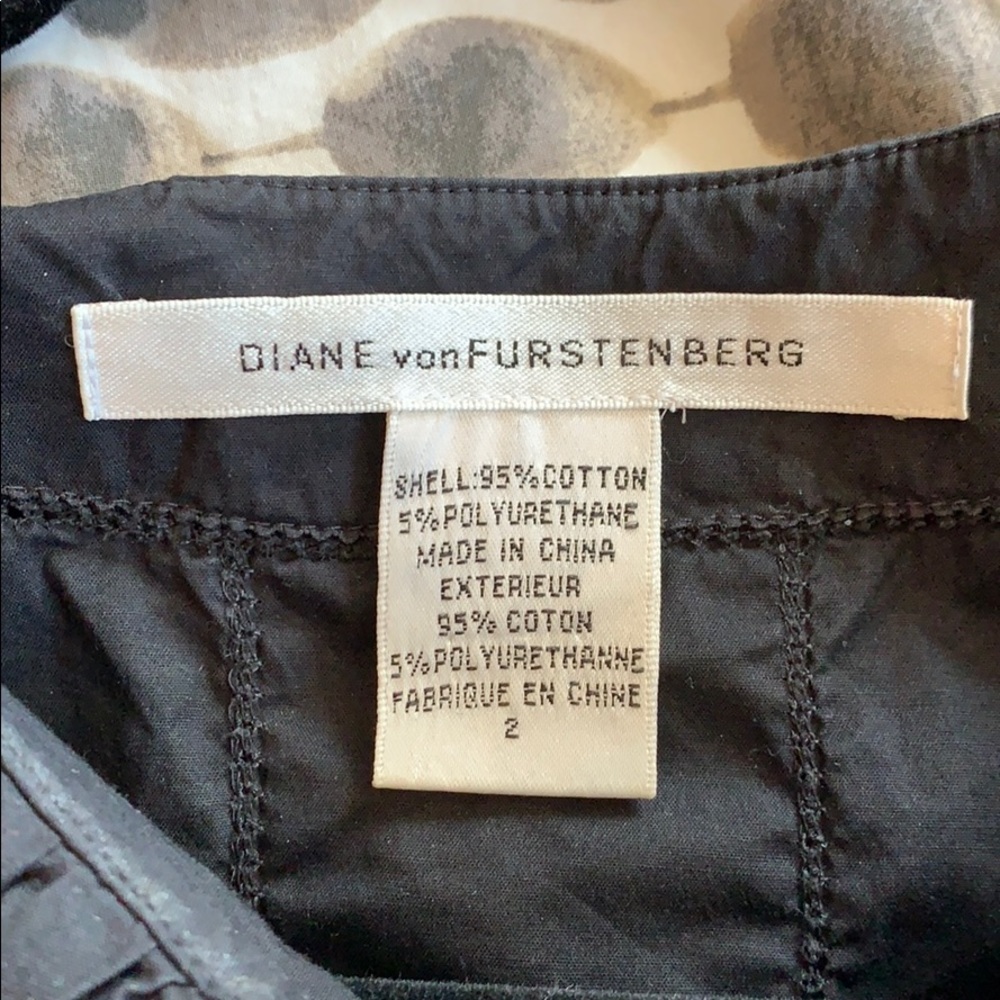 Diane von Furstenberg ruffle front career top - Picture 5 of 6